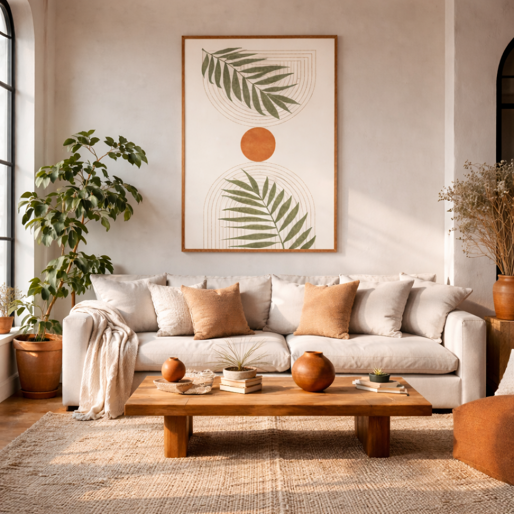 Botanical Arch Abstract Wall Art Print